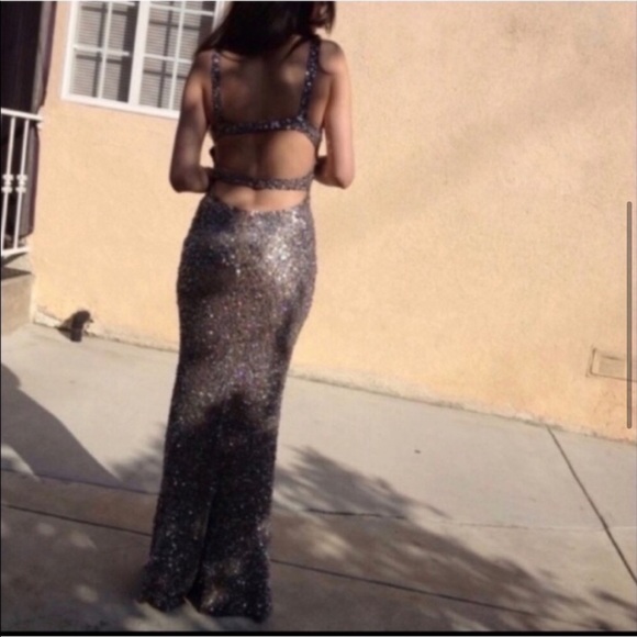 Scala special occasion sequin gown - Picture 5 of 8